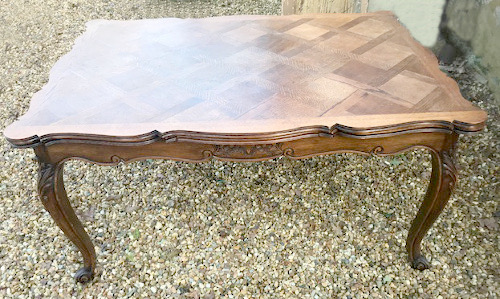 old french carved dining table